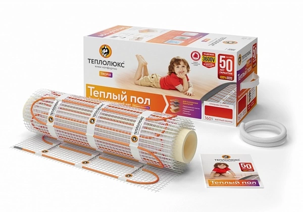 Мат нагревательный «Теплолюкс» TROPIX МНН-400 Вт/2,5 кв.м.